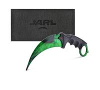JARL Couteau CS:GO Entraînement & Collection - Répliques des Couteaux Counter-Strike avec Lame non Aiguisée en Acier Inoxydable - Cadeau pour les Fans de CS:GO avec Boîte Premium