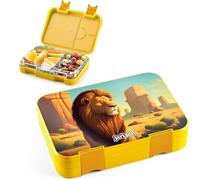 Jarlson boite a gouter enfant TONI - lunch box avec 6 compartiments - Bento Box sans BPA - pour l'école et la maternelle - Lunch box jardín de infantes, escuela