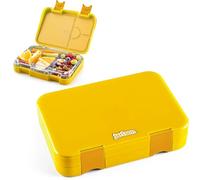 Jarlson boite a gouter enfant TONI - lunch box avec 6 compartiments - Bento Box sans BPA - pour l'école et la maternelle - Lunch box jardín de infantes, escuela
