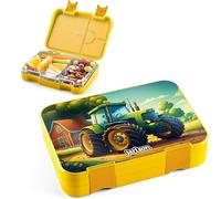 Jarlson boite a gouter enfant TONI - lunch box avec 6 compartiments - Bento Box sans BPA - pour l'école et la maternelle - Lunch box jardín de infantes, escuela