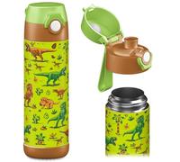 Jarlson - Gourde Enfant inox MALI - Bouteille Isotherme Enfant 350 ML - Gourdes sans BPA - pour l'école, Les Sports et la Maternelle