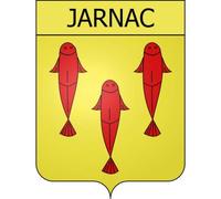 Jarnac 16 ville Stickers blason autocollant adhésif - Taille : 4 cm