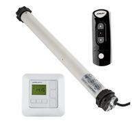 jarolift 15x Moteur pour volet roulant SL45 40/15 + 15x Sevenlogic Comfort Radio Minuterie TDRRT-01W avec émetteur radio TDRC 04