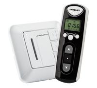 jarolift 1x Télécommande Timer 4-canaux TDRCT 04 avec 2 x récepteur Radio - Bouton Poussoir Simple TDRR 01W