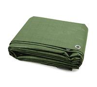 jarolift Bâche De Couverture De Piscine, Bâche Tissée en Polyéthylène 90 g/m², Imperméable À l'eau Résistant À La Moisissure Indéchirable, 4 x 5 m, Vert