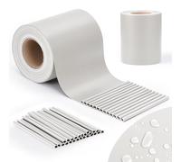 jarolift Brise-Vue en PVC Couverture de clôture Protection visuelle pour Jardin 19 cm x 40 m avec 25 Clips de Fixation, Blanche - Blanc de signalisation