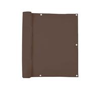 jarolift Brise Vue pour Balcon, Revêtement et Pare Vue de Balcon, Protection Contre Le Vent et Le Soleil, Étanche Á l'eau, 300 x 90 cm,(16 Oeillets) Marron