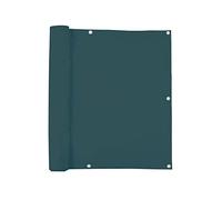 jarolift Brise Vue pour Balcon, Revêtement et Pare Vue de Balcon, Protection Contre Le Vent et Le Soleil, Étanche Á l'eau, 600 x 90 cm, (24 Oeillets) Vert Foncé