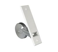 jarolift Enrouleur de sangle avec couvercle en plastique Blanc, Distance Entre Les Trous : 160 mm