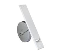 jarolift Enrouleur de sangle avec couvercle en plastique Blanc, Distance Entre Les Trous : 260 mm