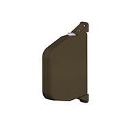 jarolift Enrouleur de sangle de volet roulant standard, largeur 15 mm, pivotant, montage en surface avec vis, sans sangle, Marron