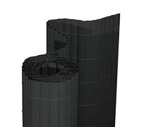 jarolift Premium Canisse en PVC Brise Vue pour Jardin Balcon Et Terrasse Clôture De Protection Visuelle Cache-clôture, 120 x 600 cm (2X 3m Longueur) Gris