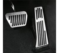 Jaronx Couvre-pédale de Frein à Essence en Acier Inoxydable résistant Anti-dérapant pour pédale de Frein d'accélérateur Compatible avec BMW 1 3 5 6 7 Series X3 X 5 X6 Z4 M3 M4