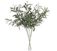 JAROWN Lot de 5 Branches d'olivier artificielles 71,1 cm