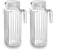 JARRA DE AGUA CRISTAL 1000 ML (Lot de 2)