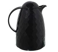 JARRA TERMO NEGRA POLIPROPILENO VIDRIO 1L, LIBRE DE BPA_19X15X24CM