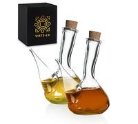 Jarre à vin artisanale en verre. Verseur de vin en verre 1000 ml. Porron cristal eau aérateur. Carafe à vin. Distributeur de vin, d'huile et de bière. Fabriqué à la main. (250 ML)