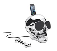 Jarre Technologies Enceinte Bluetooth AEROSKULL Argent chromé