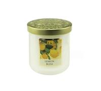 Jarre Bougie senteur Citron d'Amalfi à la cire de soja - Durée de combustion jusqu'à 30 heures