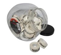Fond De Jante Tressé Adhésif Velox 22 Mm - Blanc - 30 Rouleaux De 2 M Multicolore