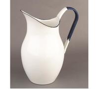 Jarre en acier émaillé - IBILI - Blanc - 19 x 13 x 26 cm - 2,5 litres - Vintage