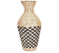 The Home Deco Factory - Jarre en jonc tressé 42 cm beige G