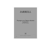 Partitions Classique Jobert Jarrell Michael - Paysages Avec Figures Absentes - Nachlese Iv - Violon Et Orchestre Violon