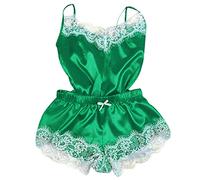 Jarretelles Lingerie Femme Sexy Dentelle Body Costume Babydoll Filet pour Sexe Gothique Lingerie Sexy Femme Clubwear Porte-jarretelles Sexy Licol Body érotique, vert, XL