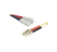 Jarretière optique duplex 2.0 mm multi OM2 50/125 LC-UPC/ST-UPC orange - 3 m