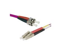 Jarretière optique duplex 2.0 mm multi OM4 50/125 LC-UPC/ST-UPC erika - 5 m