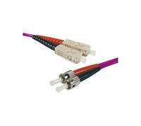 Jarretière optique duplex 2.0 mm multi OM4 50/125 ST-UPC/SC-UPC erika - 3 m