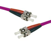 Jarretière optique duplex 2.0 mm multi OM4 50/125 ST-UPC/ST-UPC erika - 1 m