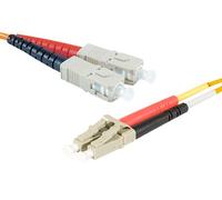 Jarretière optique duplex HD multi OM2 50/125 LC-UPC/ST-UPC orange - 2 m