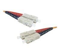 Jarretière optique duplex HD multi OM2 50/125 SC-UPC/SC-UPC orange - 10 m