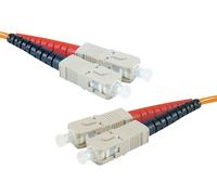 Jarretière optique duplex HD multi OM2 50/125 SC-UPC/SC-UPC orange - 5 m