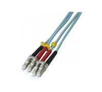 Jarretière optique duplex HD multi OM3 50/125 LC-UPC/LC-UPC aqua - 30 m