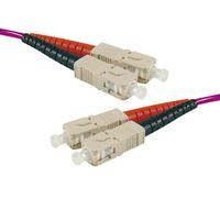 Jarretière optique duplex HD multi OM4 50/125 SC-UPC/SC-UPC erika - 15 m