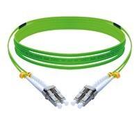 Jarretière optique duplex HD multi OM5 50/125 LC-UPC/LC-UPC vert - 5 m