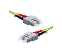Jarretière optique duplex HD multi OM5 50/125 SC-UPC/SC-UPC vert - 10 m