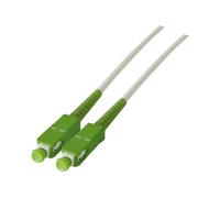 Jarretière optique simplex monomode OS2 9/125 SC-APC/SC-APC blanc - 7.5 m