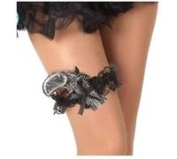 Jarretière pistolet pirate Noir G