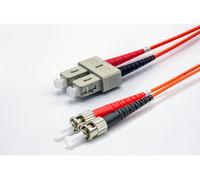 Jarretière zip 2,0mm OM1 62,5/125 SCPC/STPC LSZH orange 15m