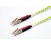 Jarretière zip 2,0mm OM5 50/125 LC-UPC/LC-UPC LSZH lime 15m