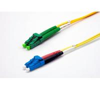 Jarretière zip 2,0mm OS2 G652D LC-APC/LC-UPC LSZH jaune 7m