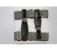 Jarretières homme jarretelles chaussettes extra longue 21 modèle gris