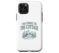 J'arrive au Chalet Rustic Cabin Mountains Outdoor Coque pour iPhone 11 Pro