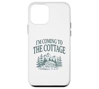 J'arrive au Chalet Rustic Cabin Mountains Outdoor Coque pour iPhone 12 Mini