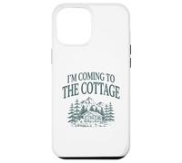 J'arrive au Chalet Rustic Cabin Mountains Outdoor Coque pour iPhone 12 Pro Max