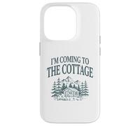 J'arrive au Chalet Rustic Cabin Mountains Outdoor Coque pour iPhone 14 Pro
