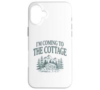 J'arrive au Chalet Rustic Cabin Mountains Outdoor Coque pour iPhone 16 Plus